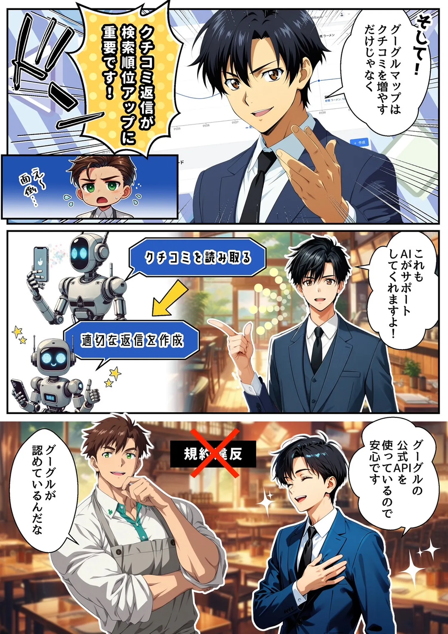 1分でわかる口コミAIの紹介漫画